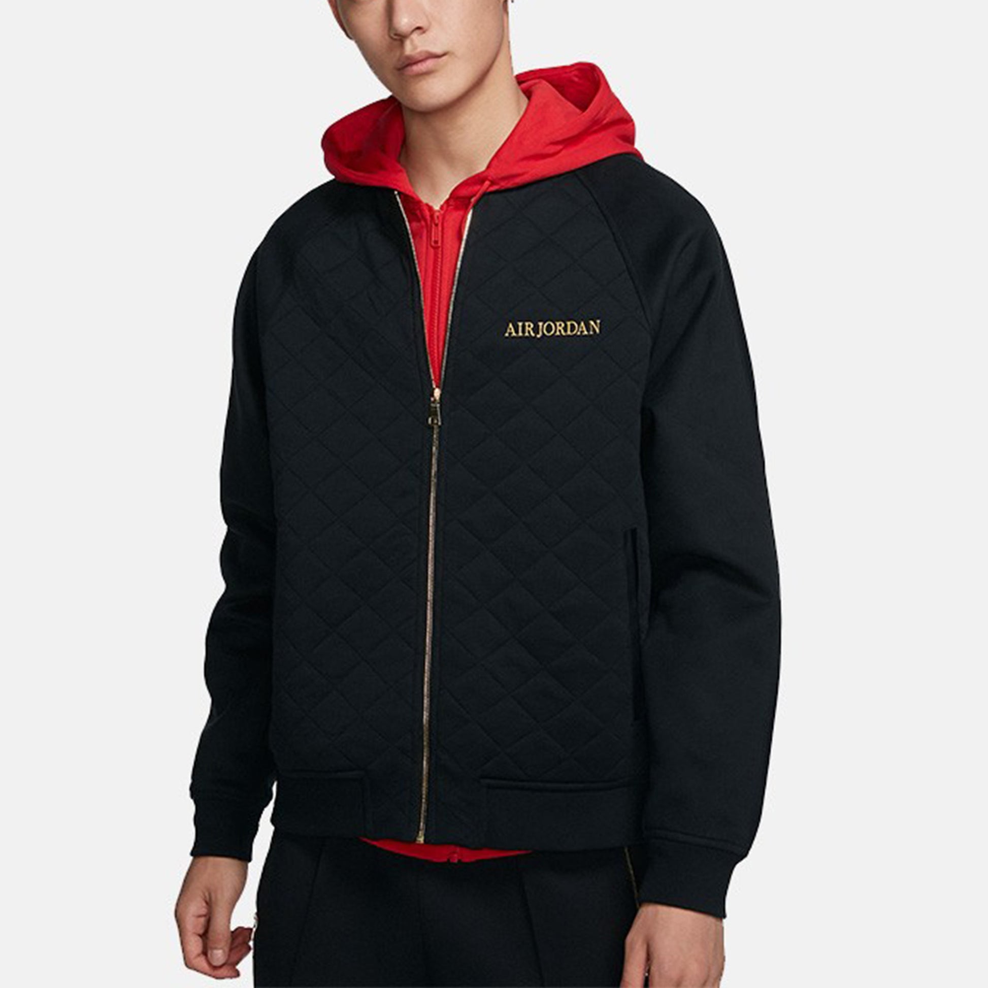 Air Jordan Athleisure Casual Sports Stand Collar Jacket Black BQ5772-010