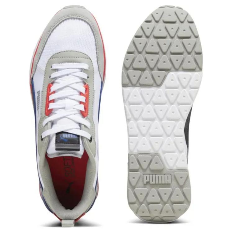 PUMA R22 Trainers 'White Grey Black' 383462-31