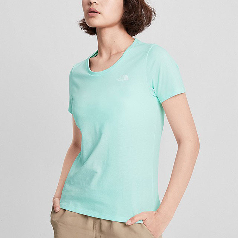 THE NORTH FACE Outdoor hygroscopic Sweat-Wicking Short Sleeve Mint Green 499O-K29