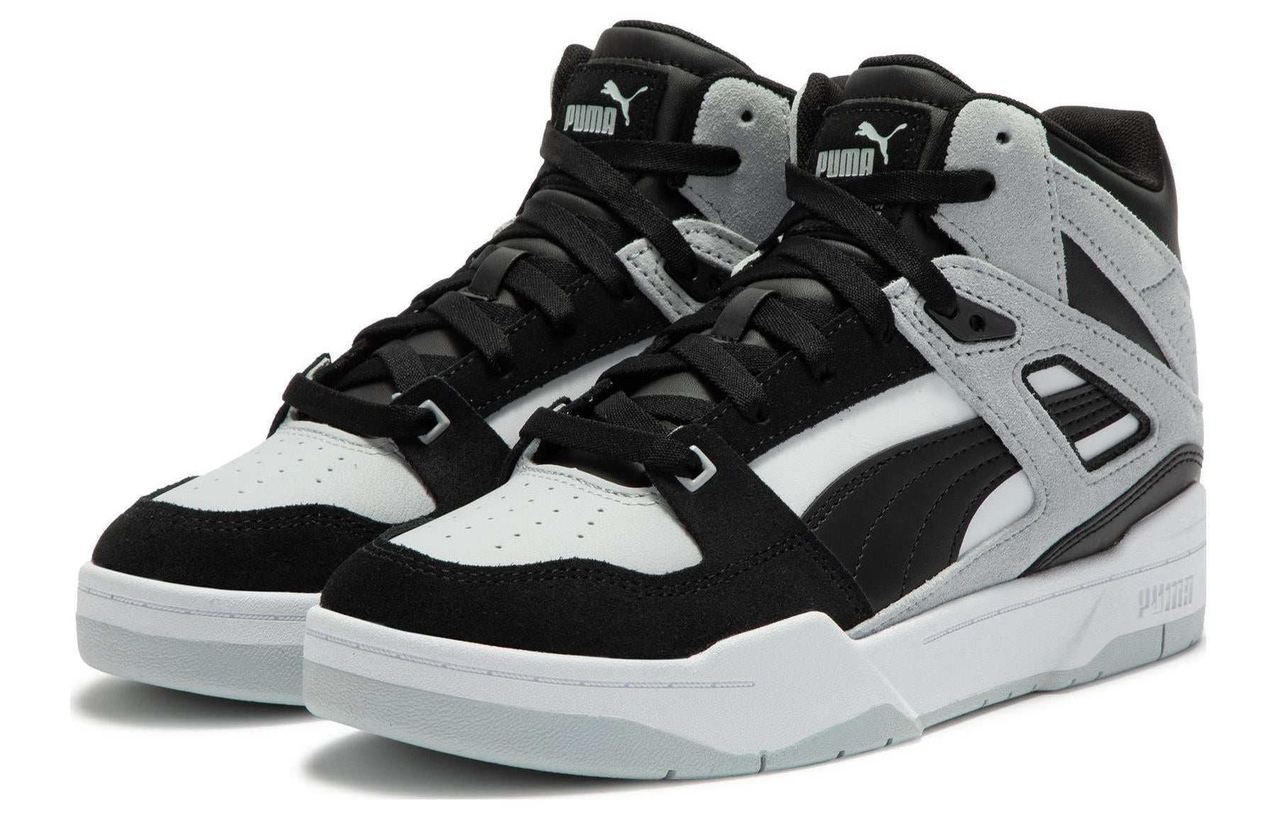 (WMNS) PUMA Slipstream Invdr Mid Pastel 'Black White Gray' 387308-02