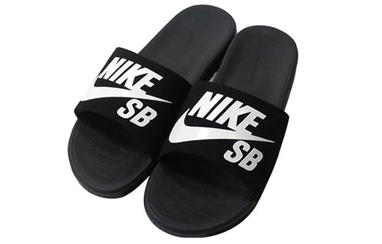 Men's Nike sandals Sports slippers 'Black White' 840067-001