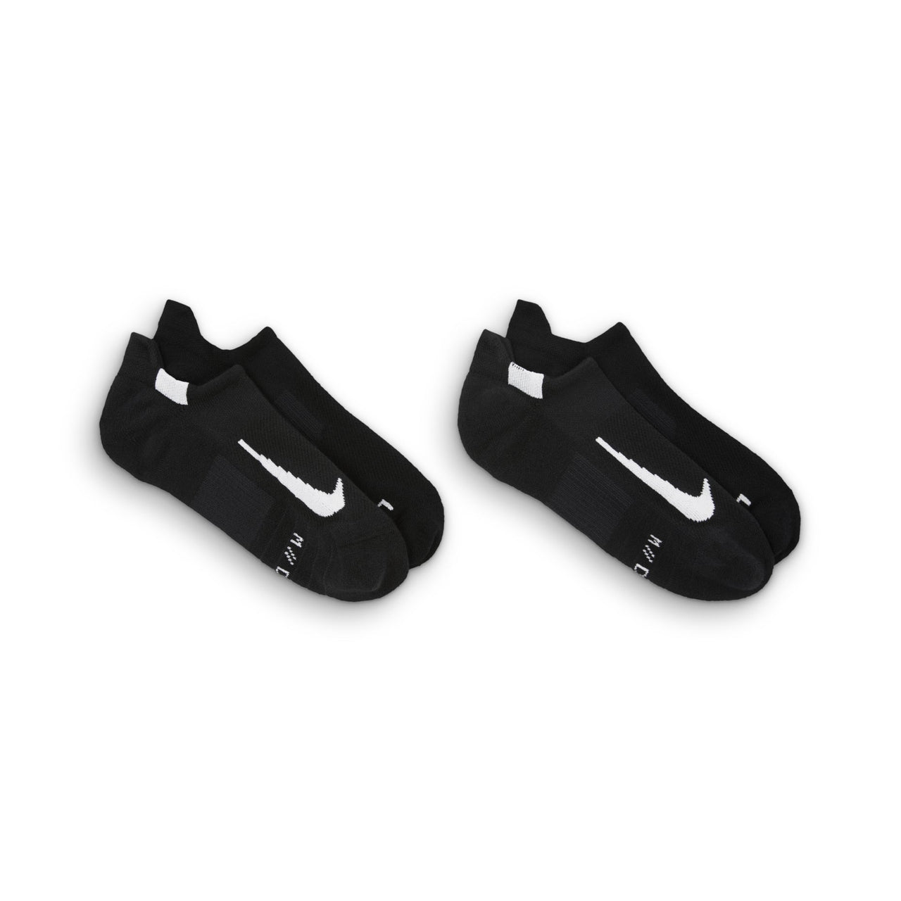 Nike Casual Sports Breathable Running Socks Couple Style 2 Pairs Black SX7554-010