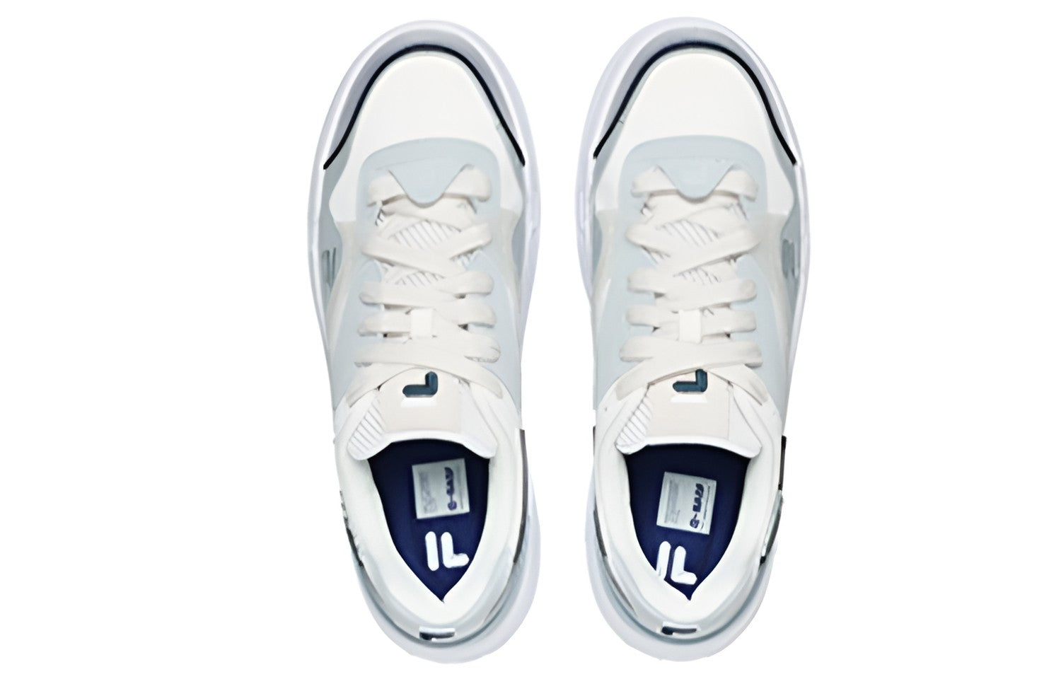 FILA FUSION Bank Skate Shoes 'White Blue' T12M232202FWP