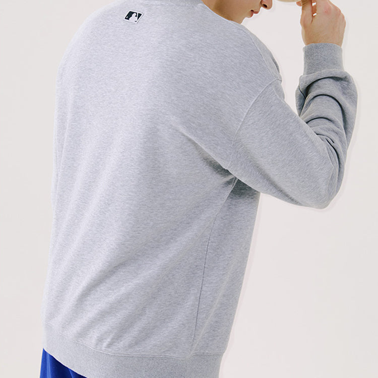 MLB Unisex Daddy Shoes Series Sweatshirt Gray 31MT06011-43M