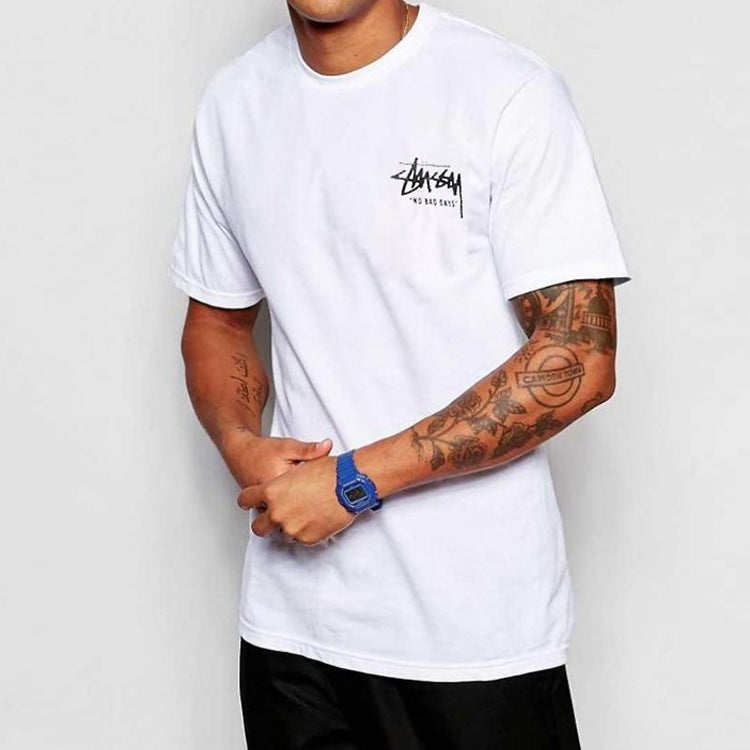 Stussy SS20 Flowers Printing Short Sleeve Unisex White 2003124