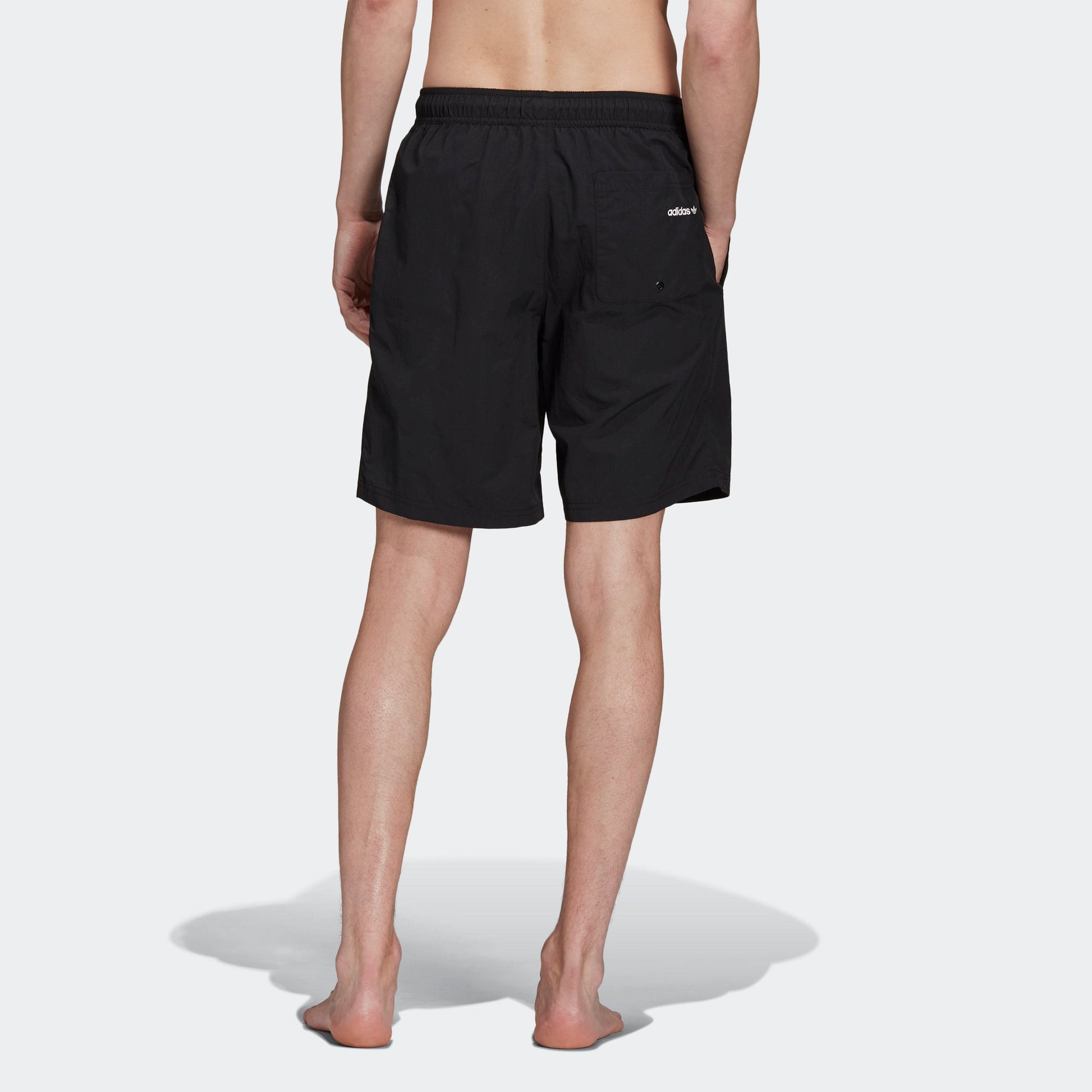 adidas originals St Swimshort Casual Sports Breathable Lacing Shorts Black H37729