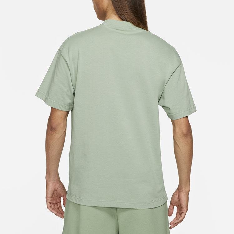 Men's Nike Lab Solo Swoosh Basic Sports Short Sleeve Light Green T-Shirt DA0321-006