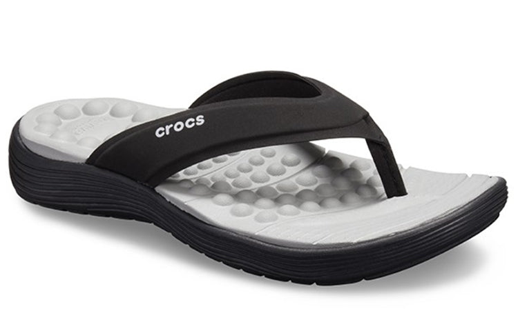 (WMNS) Crocs Reviva Flip-Flops Black 205473-060