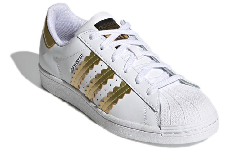 (WMNS) adidas Superstar 'White Matte Gold' H03915