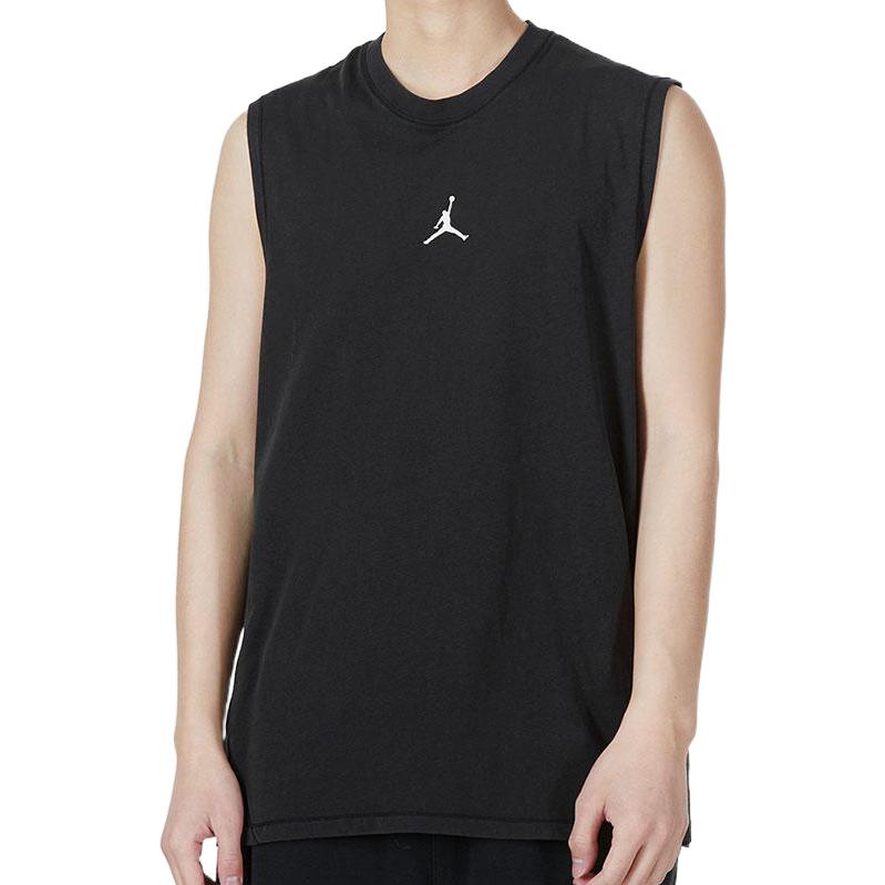 Air Jordan Casual Breathable Running Solid Color Sports Basketball Breathable Vest Black DM1828-010