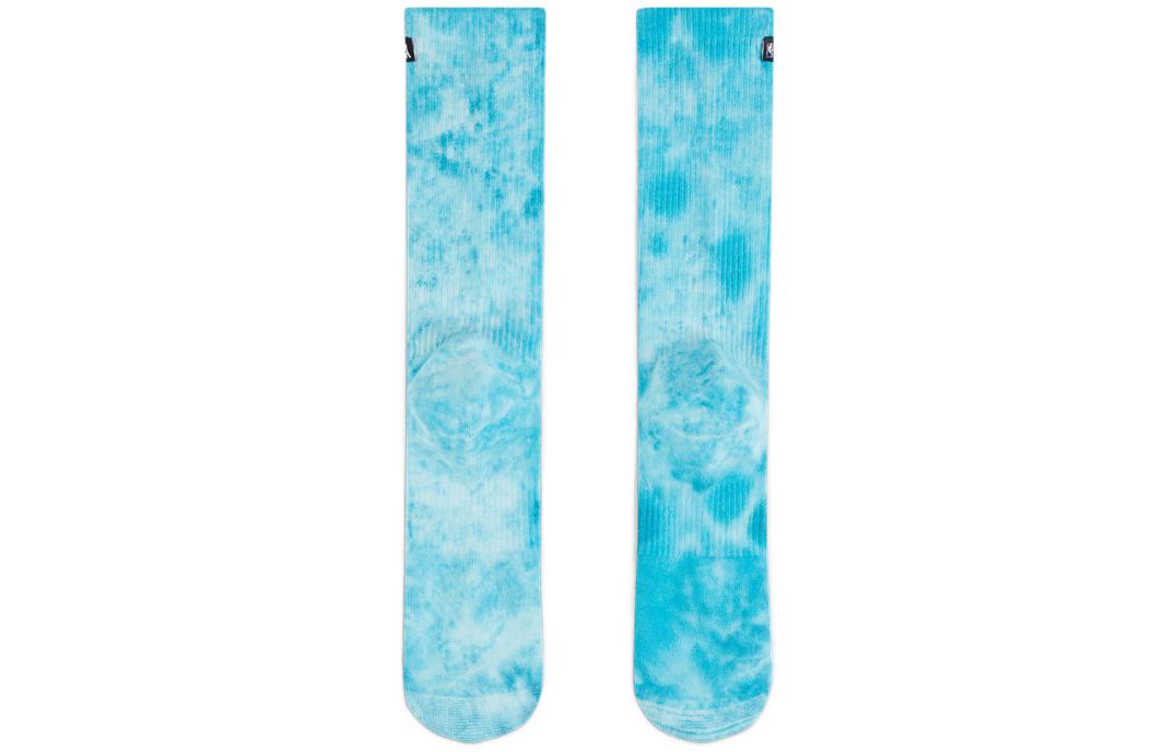 Nike Tie Dye Quick Dry Breathable Sports Socks Couple Style One Pair Blue DA5074-101