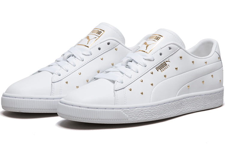 (WMNS) PUMA Basket Studs 'White' 369298-01