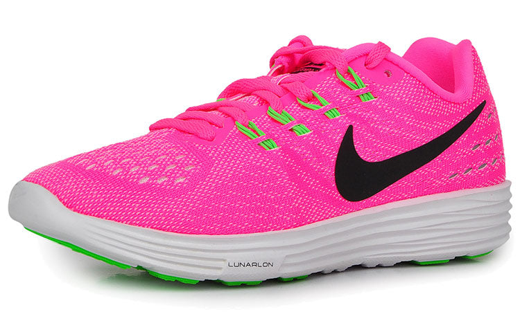 (WMNS) Nike Lunartempo 2 Pink Blast Black-White-Rg Green 818098-601