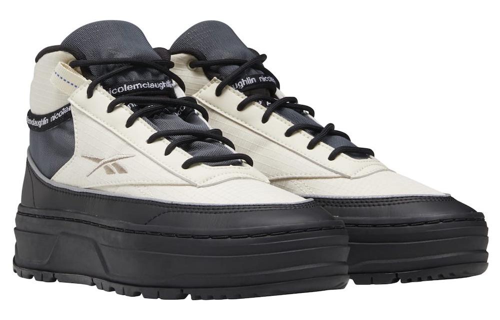 (WMNS) Reebok Club C Geo Mid x Nicole McLaughlin 'White Gray' HP9260