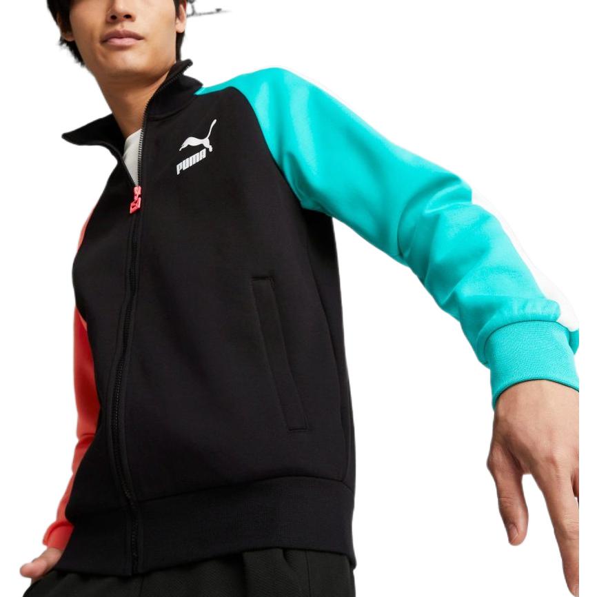 PUMA Iconic T7 Track Jacket DK 'Black Blue Red' 531377-94