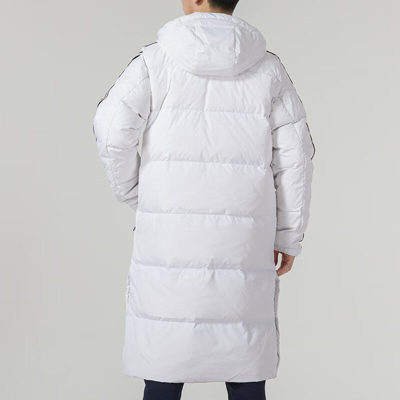 adidas 3-Stripes Long Down Jackets 'White' IT8713