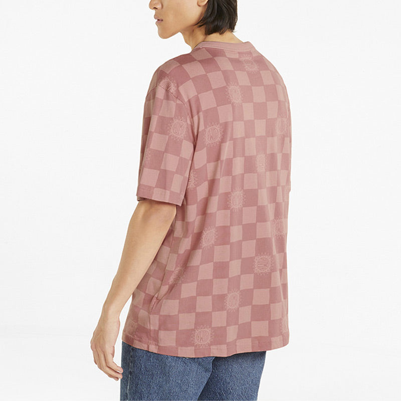 PUMA Downtown Aop Tee 'Pink' 535365-24