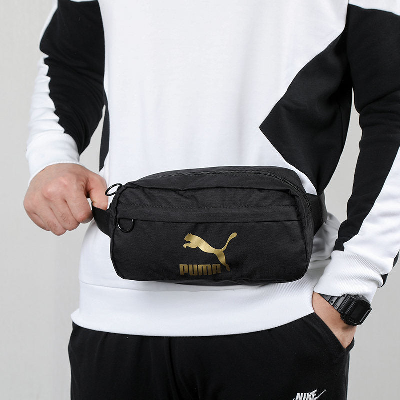 PUMA Originals Bum Bag 'Black Gold' 076646-01