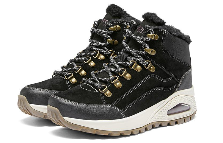 (WMNS) Skechers Uno Rugged 'Winter Feels - Black' 155224-BLK