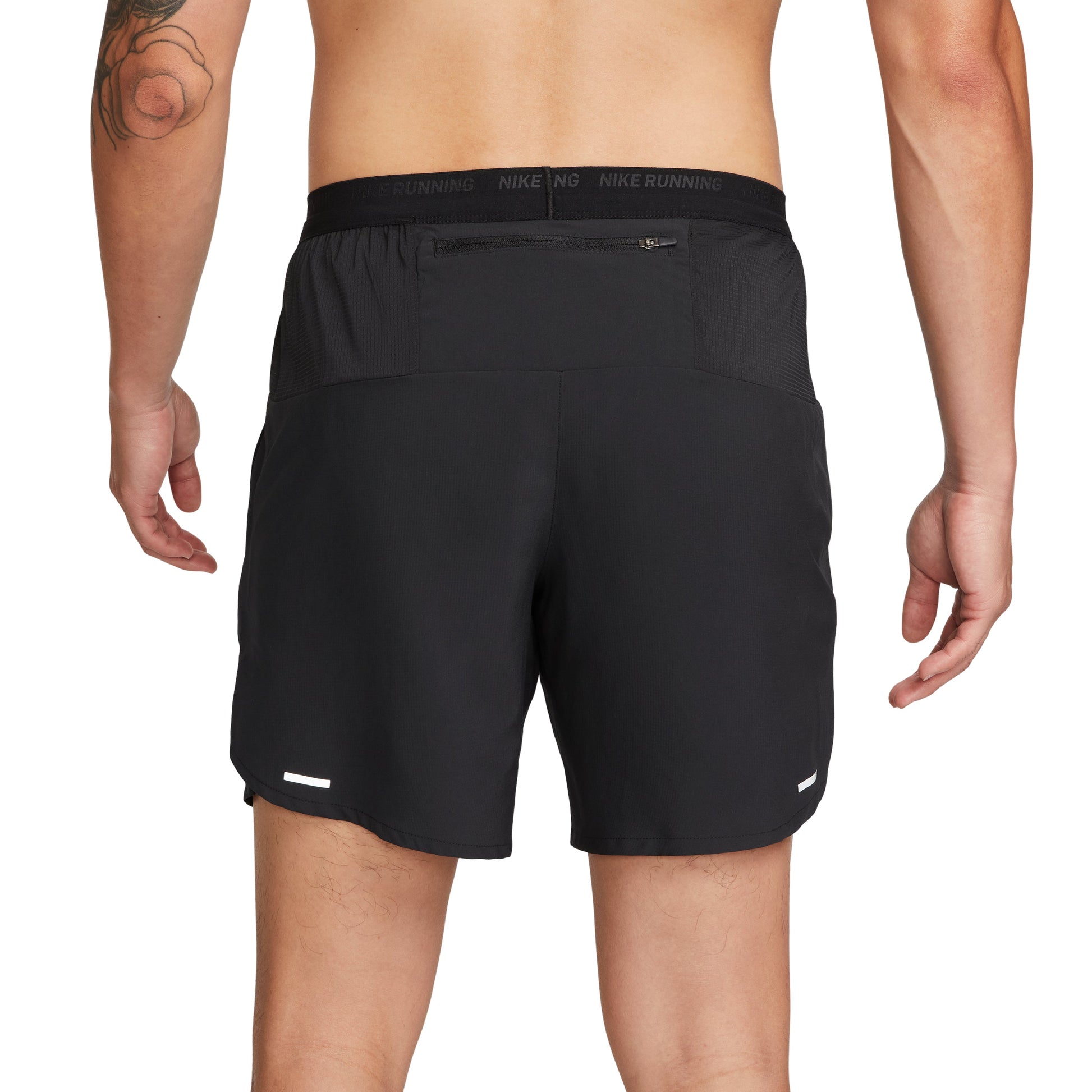 Men's Nike Solid Color Logo Sports Running Black Shorts DM4762-010