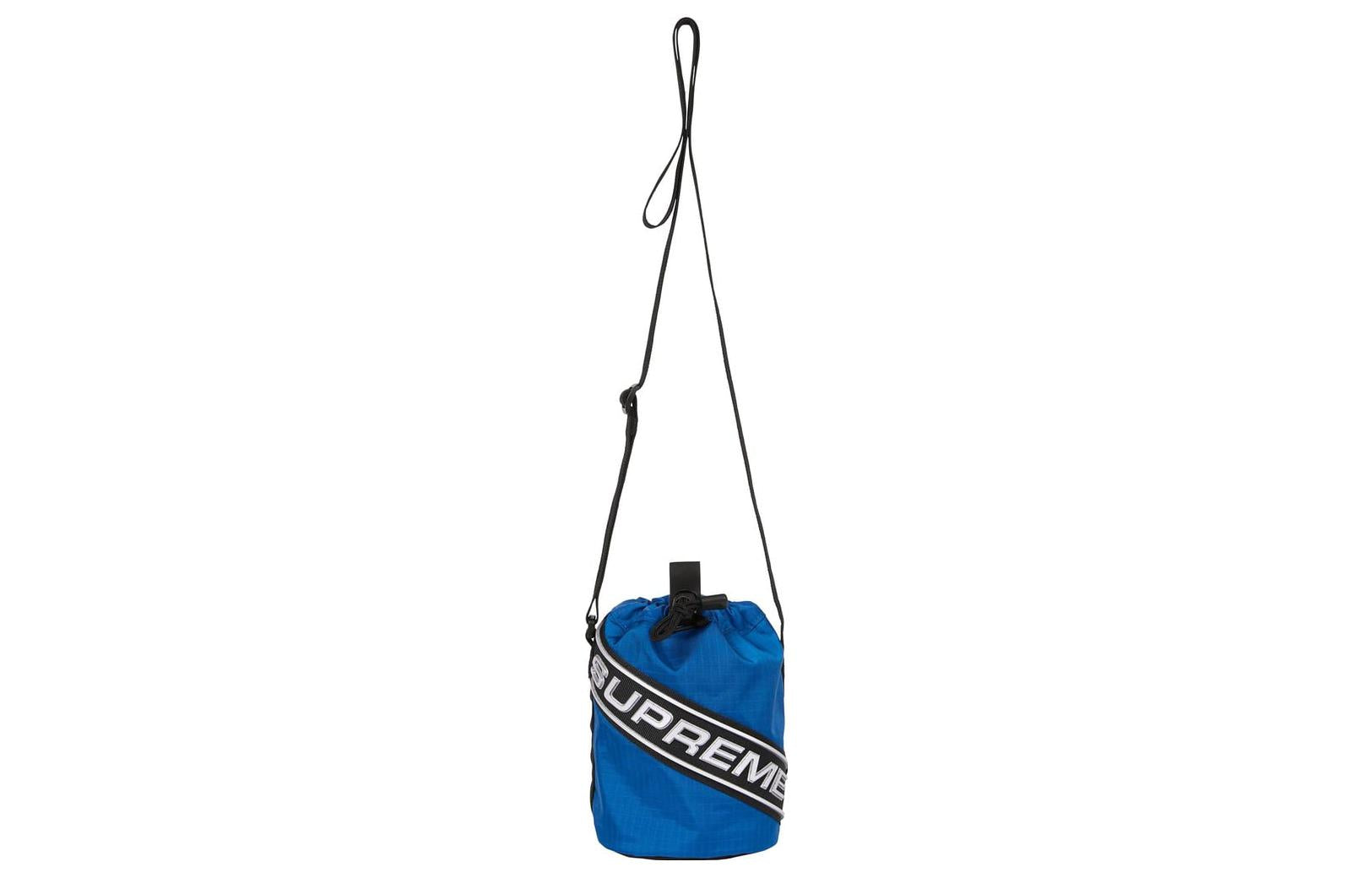 Supreme FW23 Small Cinch Pouch 'Blue' SUP-FW23-0824