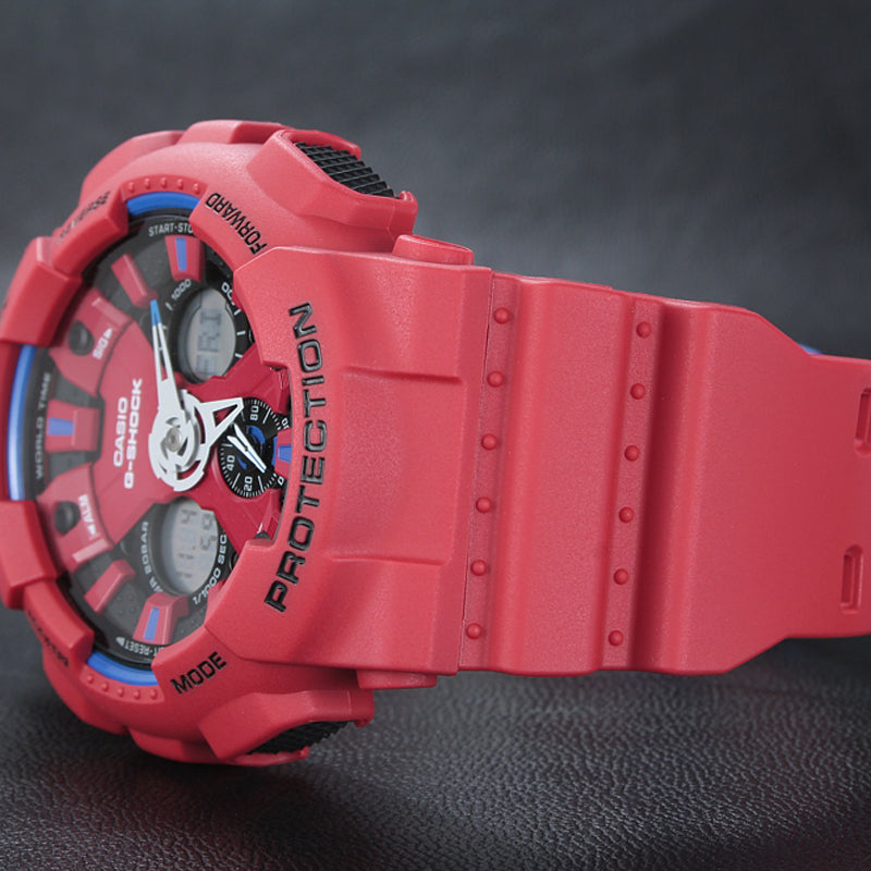 CASIO G-Shock Analog-Digital 'Red' GA-120TR-4A