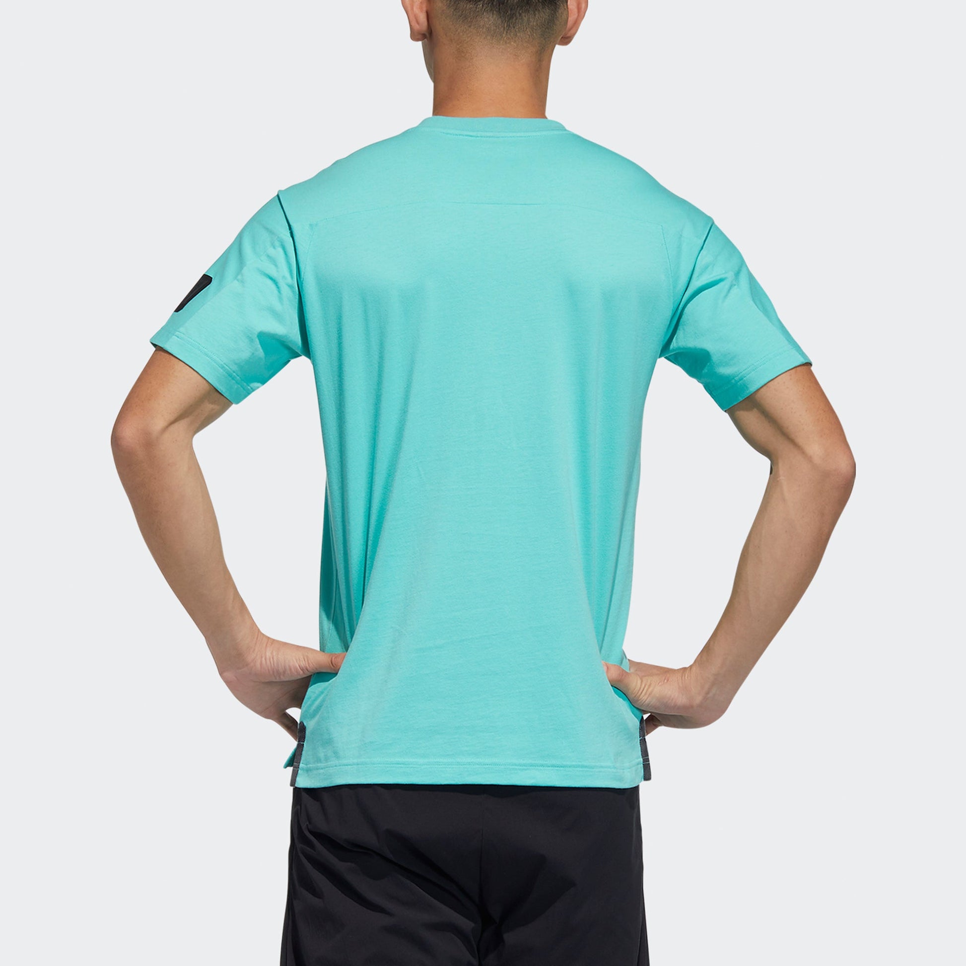 adidas Wj T Gfx Story Casual Sports Round Neck Short Sleeve Green GP0863