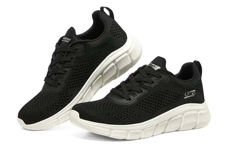 (WMNS) Skechers Bobs B Flex 'Black' 117333-BLK
