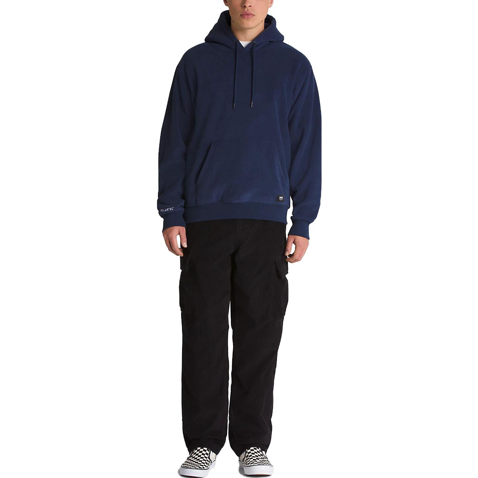 Vans Polartec Loose Fleece Pullover Hoodie 'Blue' VN000AJFLKZ