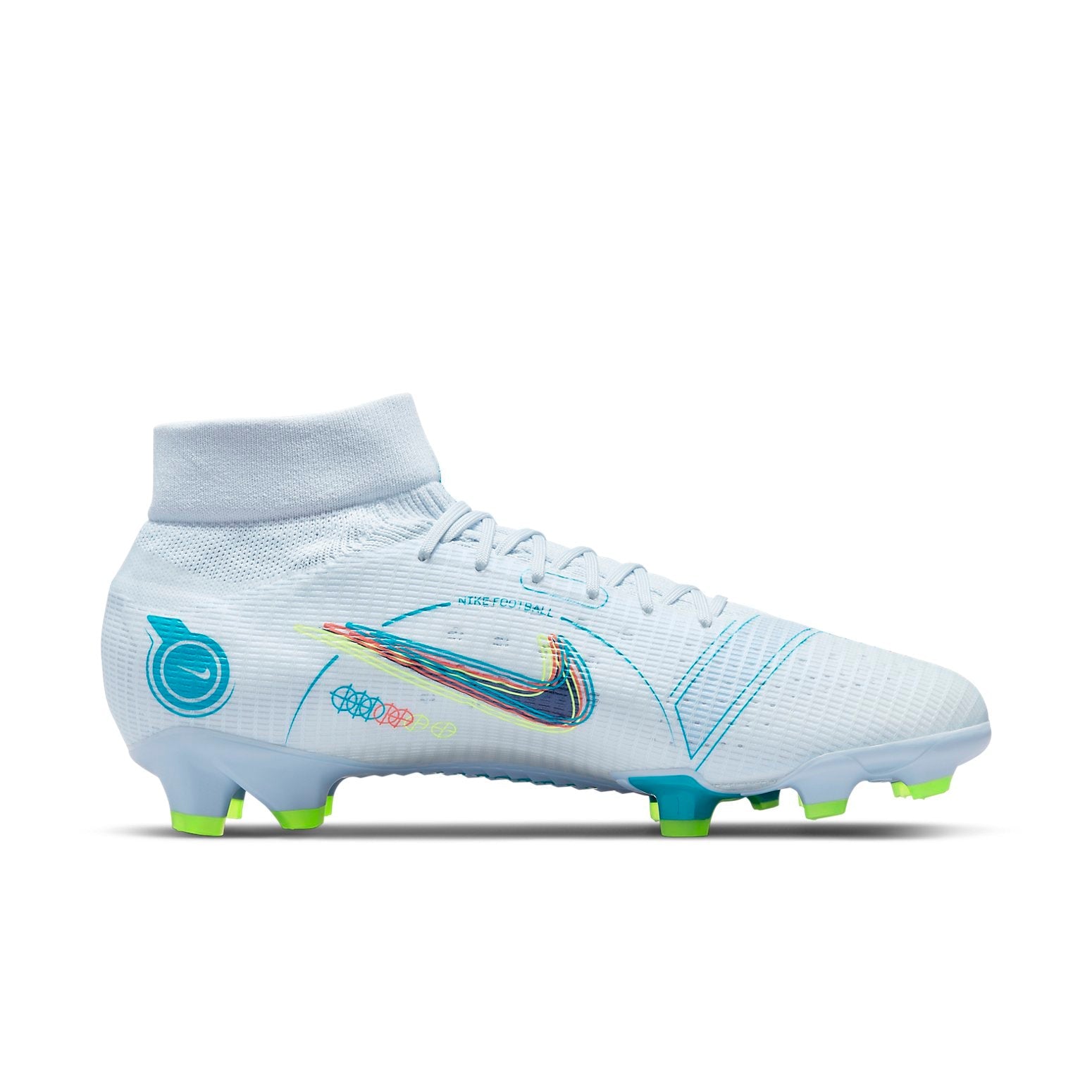 Nike Mercurial Superfly 8 Pro FG 'Grey Light Marine' DJ2848-054