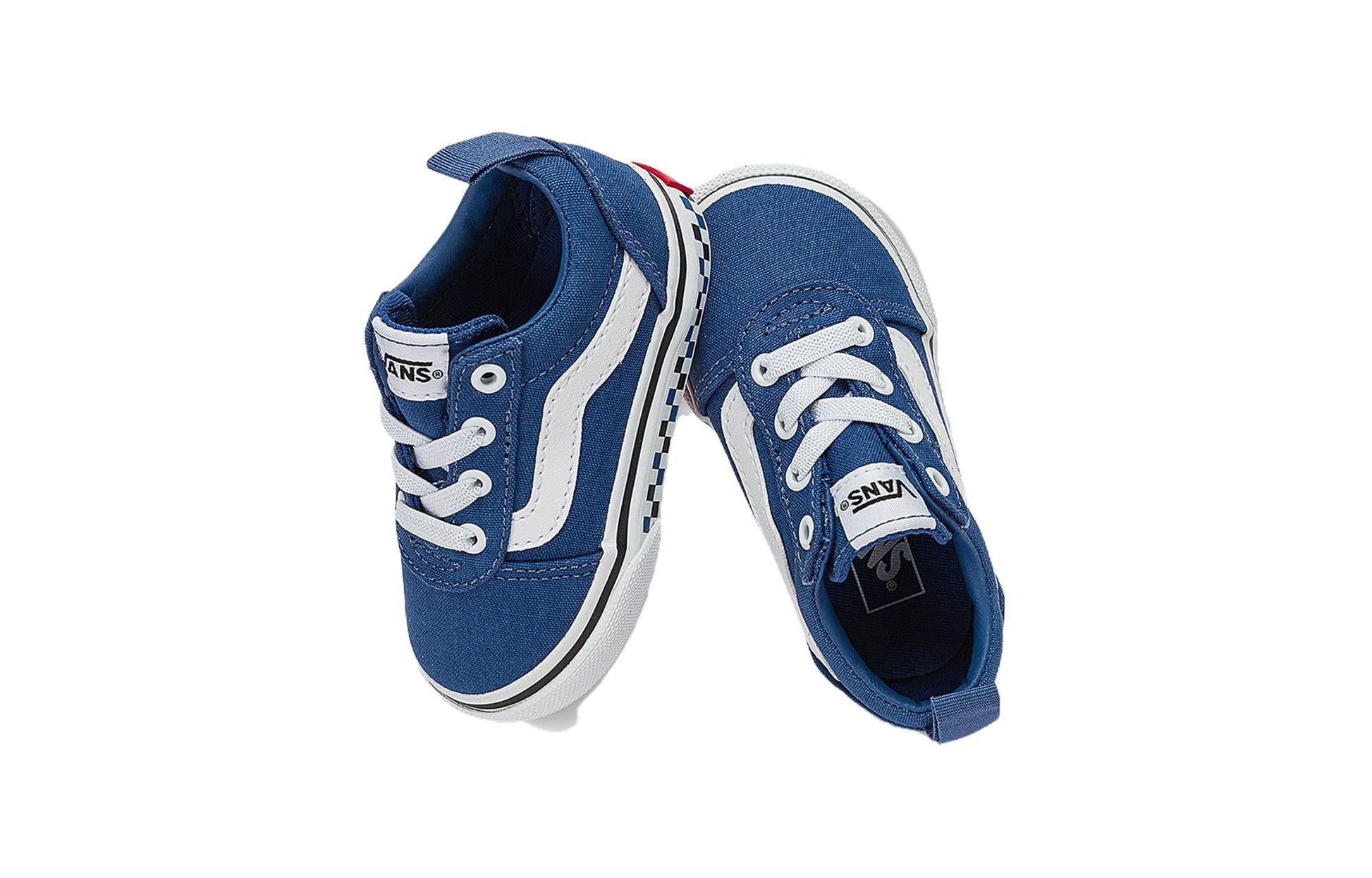 (TD) Vans Ward Slip-on Skate Shoes 'Blue White' VN0A3QU1BLU