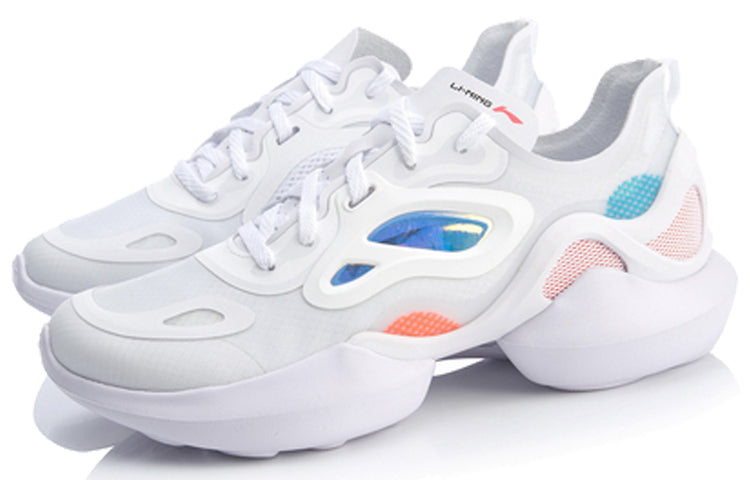 (WMNS) Li-Ning Comet 'White Orange' AGLQ038-3