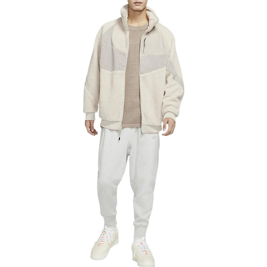 Nike Big Swoosh zipped jacket 'Beige' FB1910-236