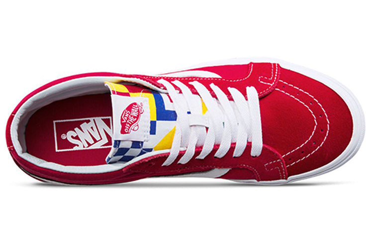 Vans SK8-Mid Mid-Top Skate Shoes Red Unisex VN0A391FTOV