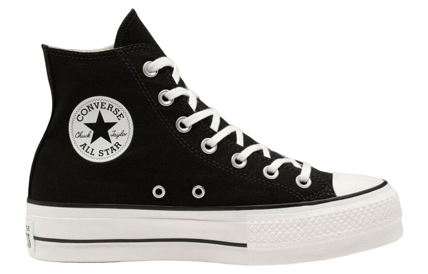 (WMNS) Converse Chuck Taylor All Star Lift High 'Black White' 560845F