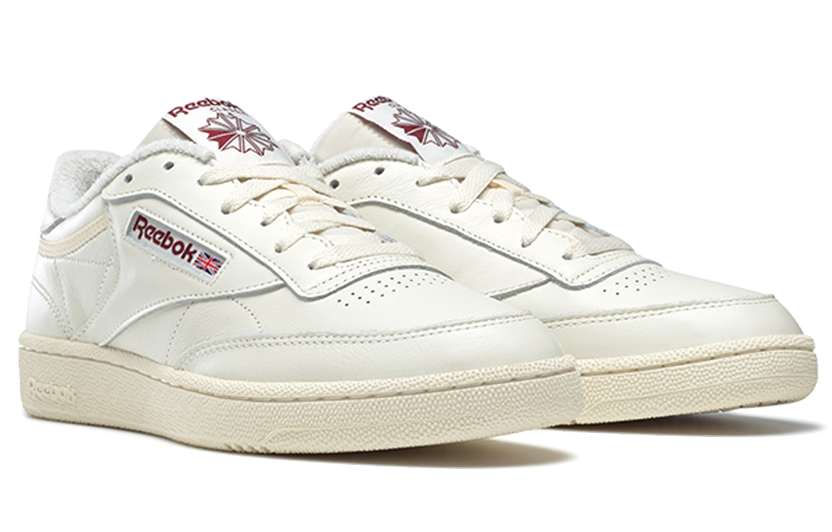 Reebok Club C 85 'Classic White Collegiate Burgundy' GX5156