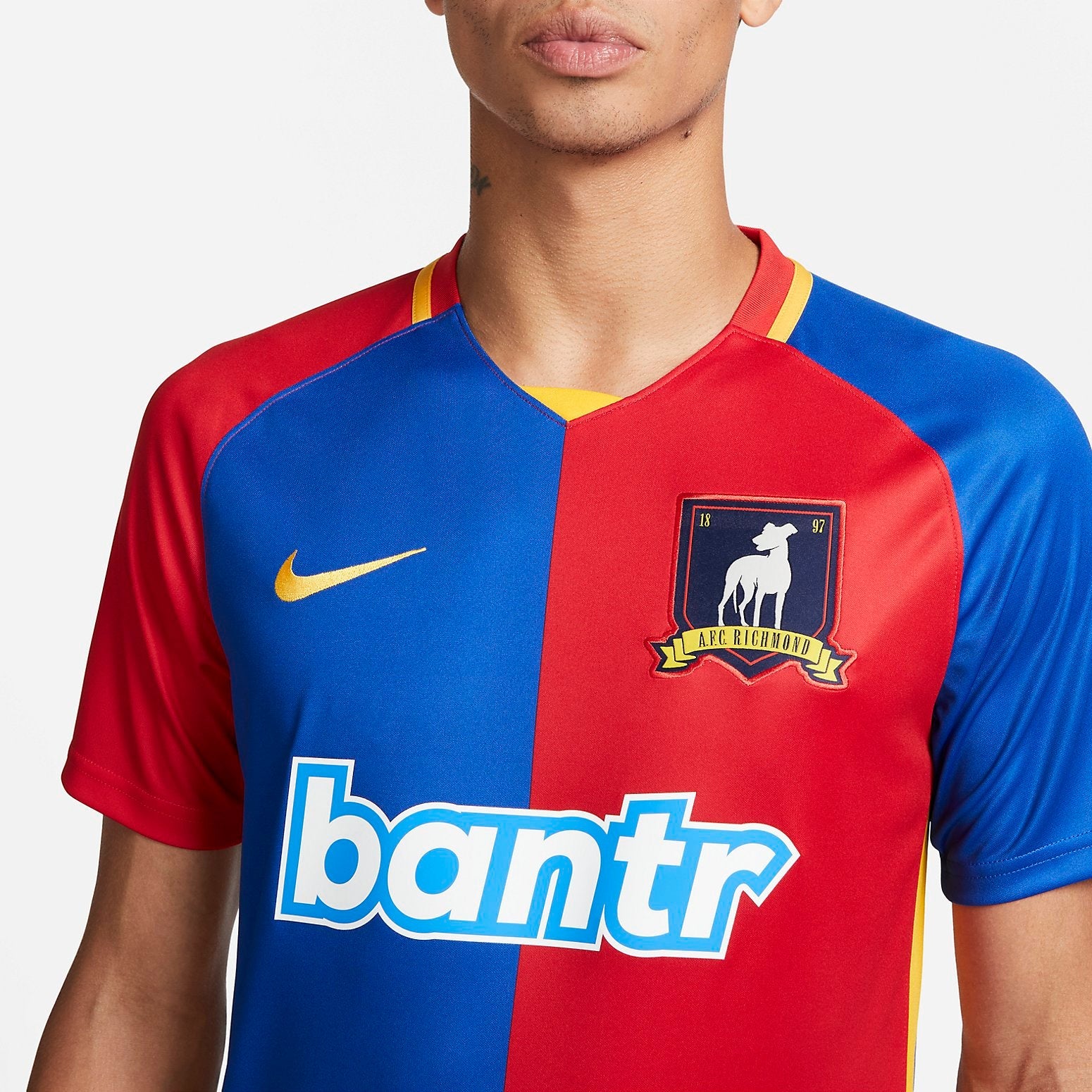 Nike AFC Richmond Ted Lasso Soccer Jersey 'Red Blue' FD2361-449