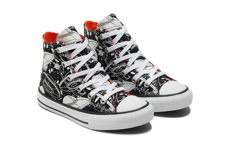 Converse Chuck Taylor All Star Canvas Shoes K White/Black 673086C