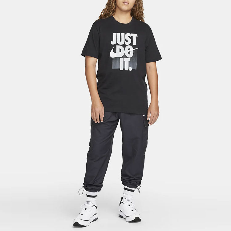 Nike Sportswear Just Do It Logo T-Shirt 'Black' DZ2994-010