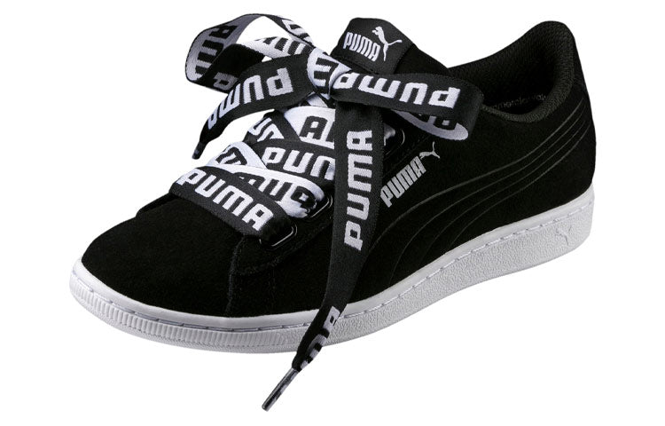 (WMNS) PUMA Vikky Ribbon Bold Casual Shoes Black 365312-01