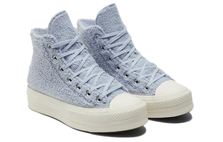 (WMNS) Converse Chuck Taylor All Star Platform High 'Cozy Sherpa - Ghost' 572240C