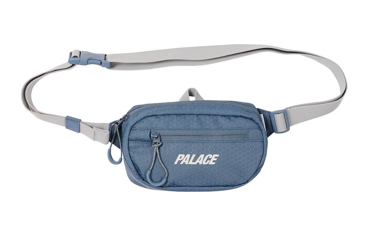 Palace Cordura Eco Hex Ripstop Mini Waist Bag 'Slate Grey' P24BAG003