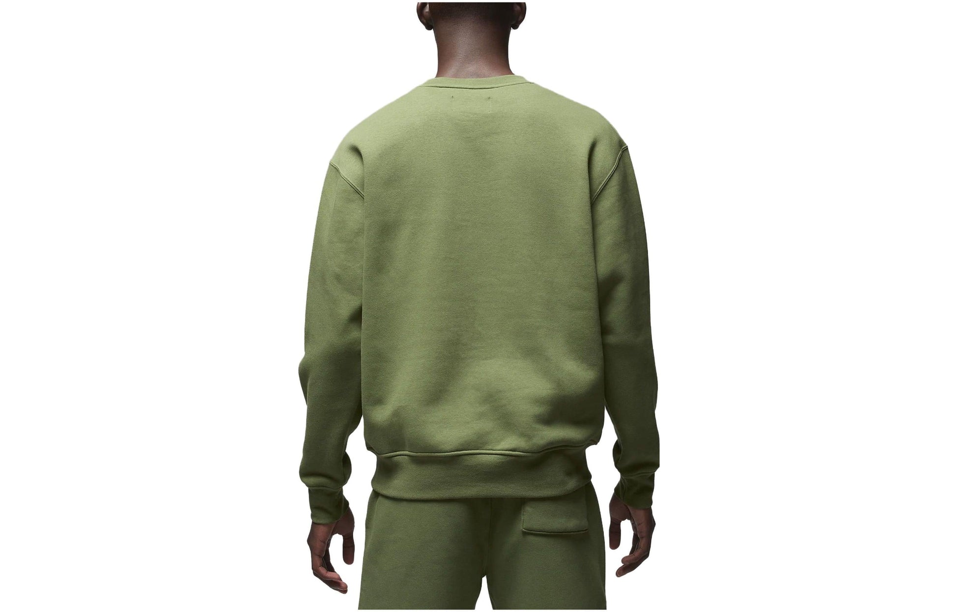 Air Jordan Brooklyn Fleece Crew-Neck Sweatshirt 'Light Olive Green' FJ7776-340