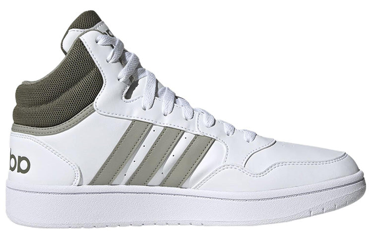 adidas Hoops 3.0 Mid Classic 'White Olive Strata' HP7894