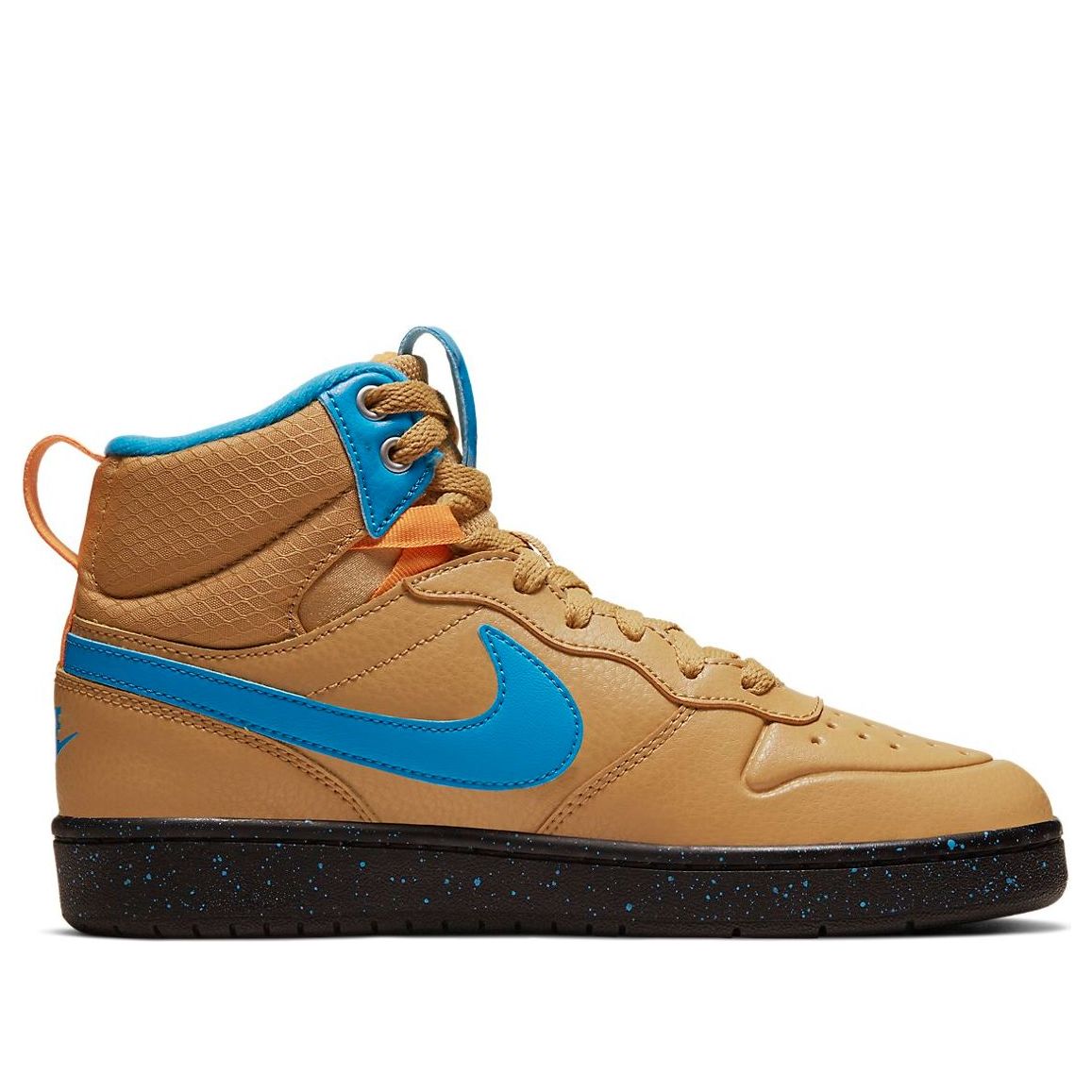 (GS) Nike Court Borough Mid 2 Boot 'Club Gold Blue Hero' BQ5440-701
