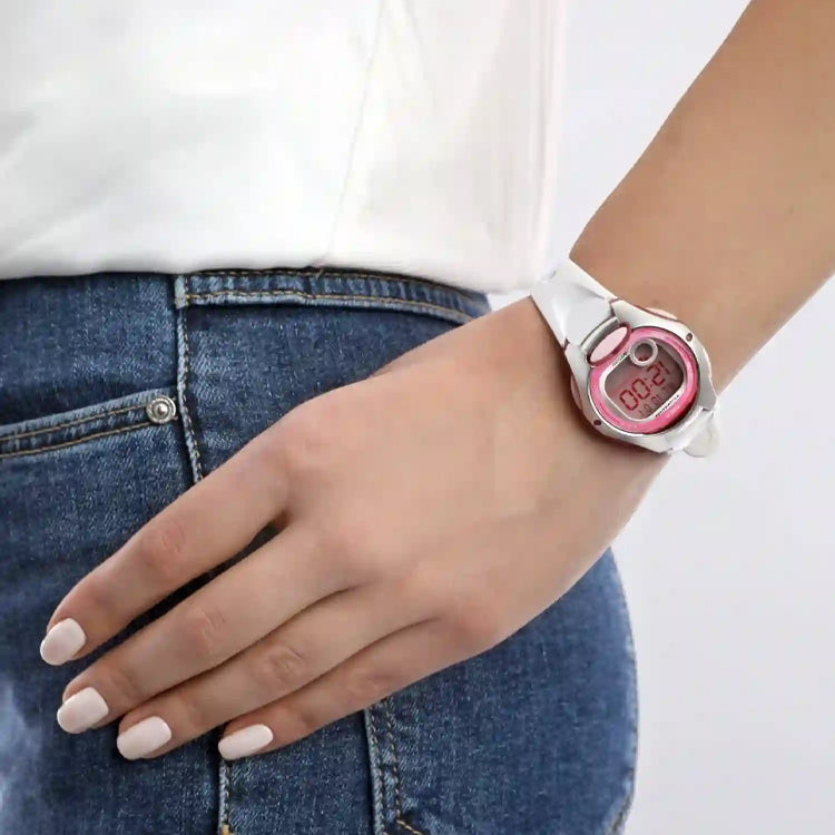 CASIO Sports Quartz Waterproof Pink Digital LW-200-7AVDF