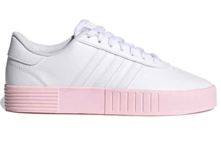 (WMNS) adidas neo Court Bold Shoes White/Pink FY6512