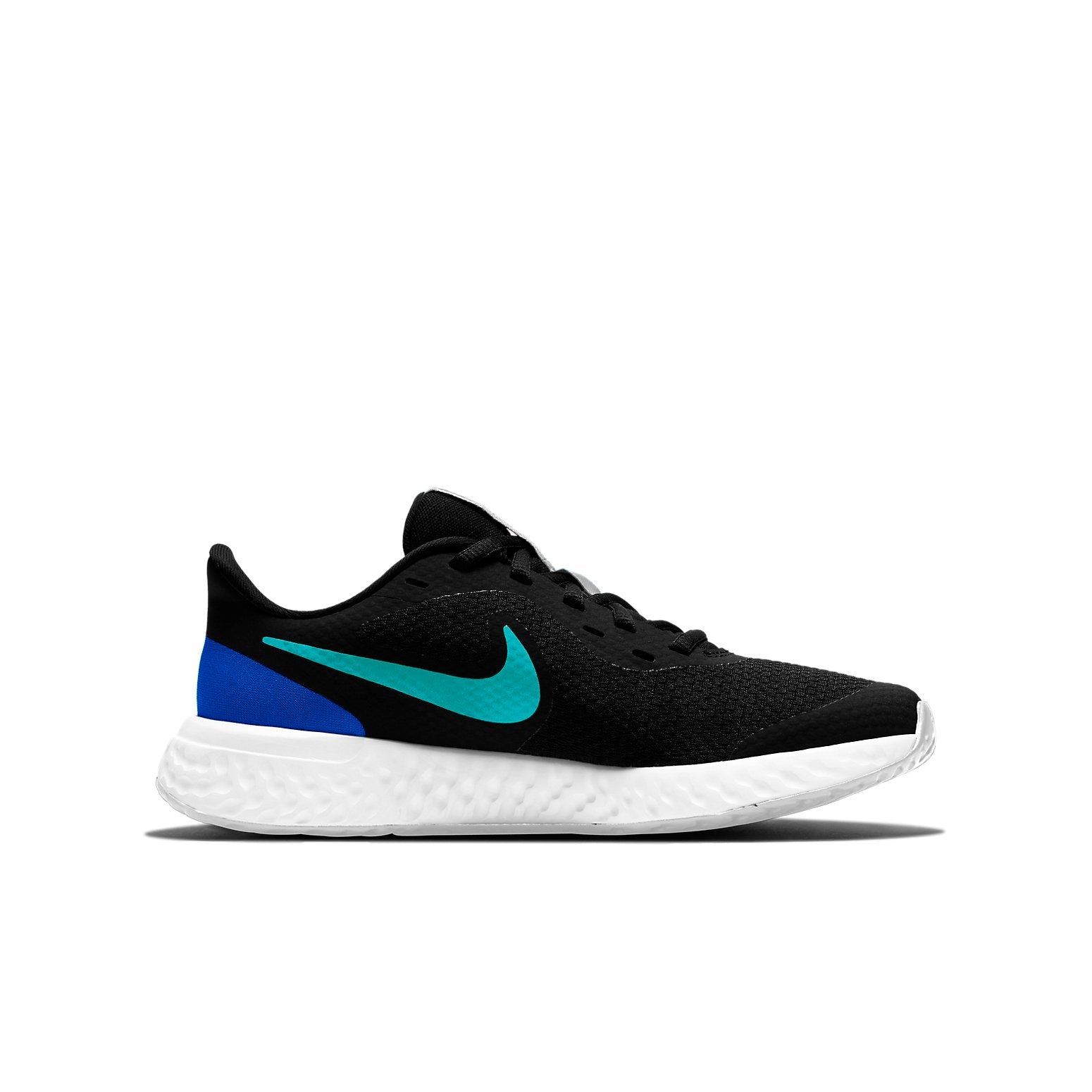 (GS) Nike Revolution 5 Black/Blue BQ5671-011