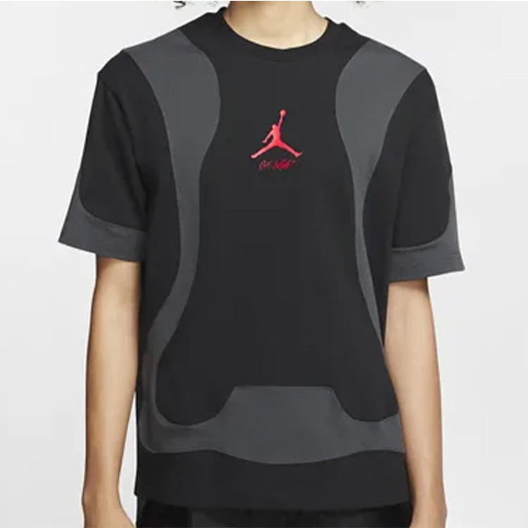 Air Jordan x Off-White 2020 T-Shirt Asia Sizing 'Black Red' CV0657-010