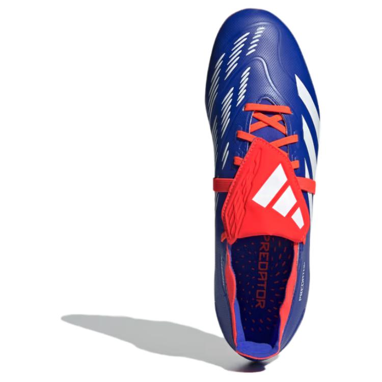 adidas Predator League Fold-Over Tongue FG 'Lucid Blue Cloud White Solar Red' JP7209